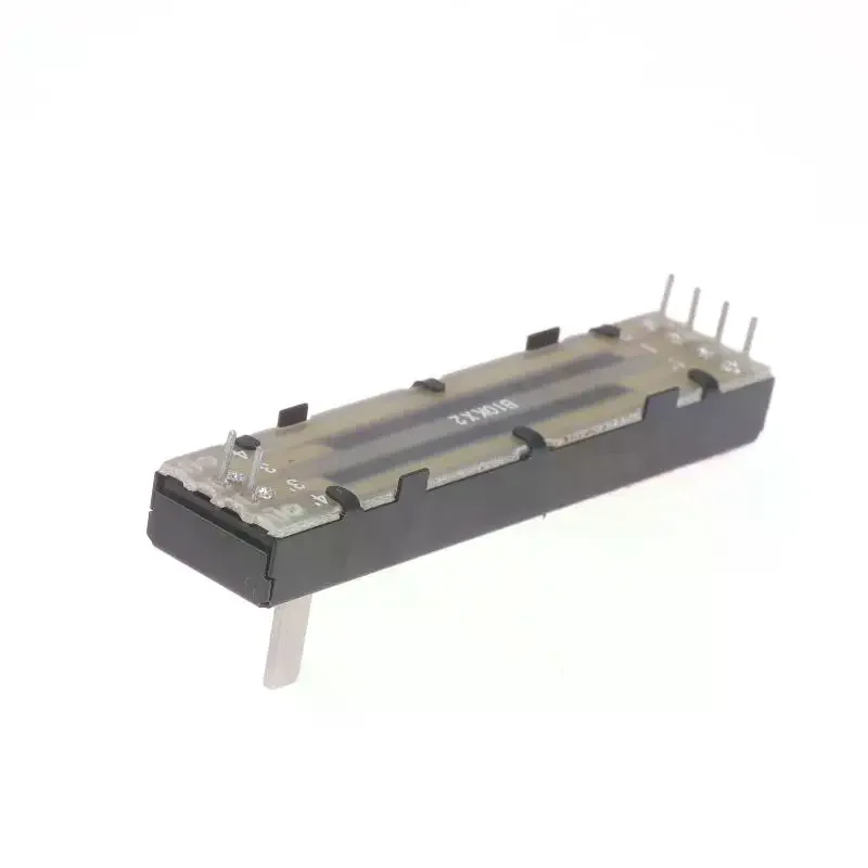 73mm Straight Slide Potentiometer B10KX2 15mm Shaft Dual Channel High Precision For Audio Mixer Amplifier DIY Audio Equipment