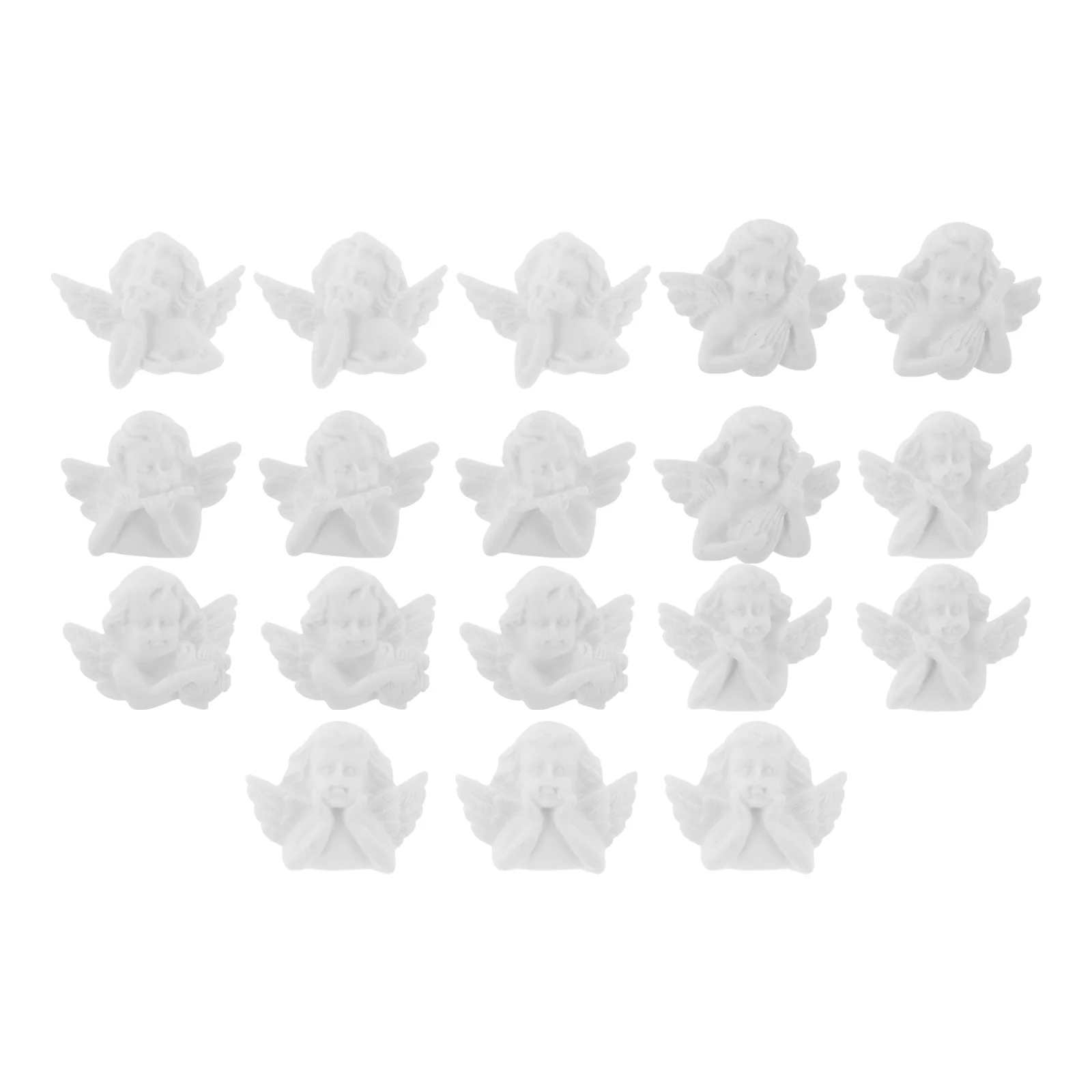 40 Pcs DIY Accessories Phone Case Charms Cake Artificial Angel Decorations Supplies Resin Ornament Mini