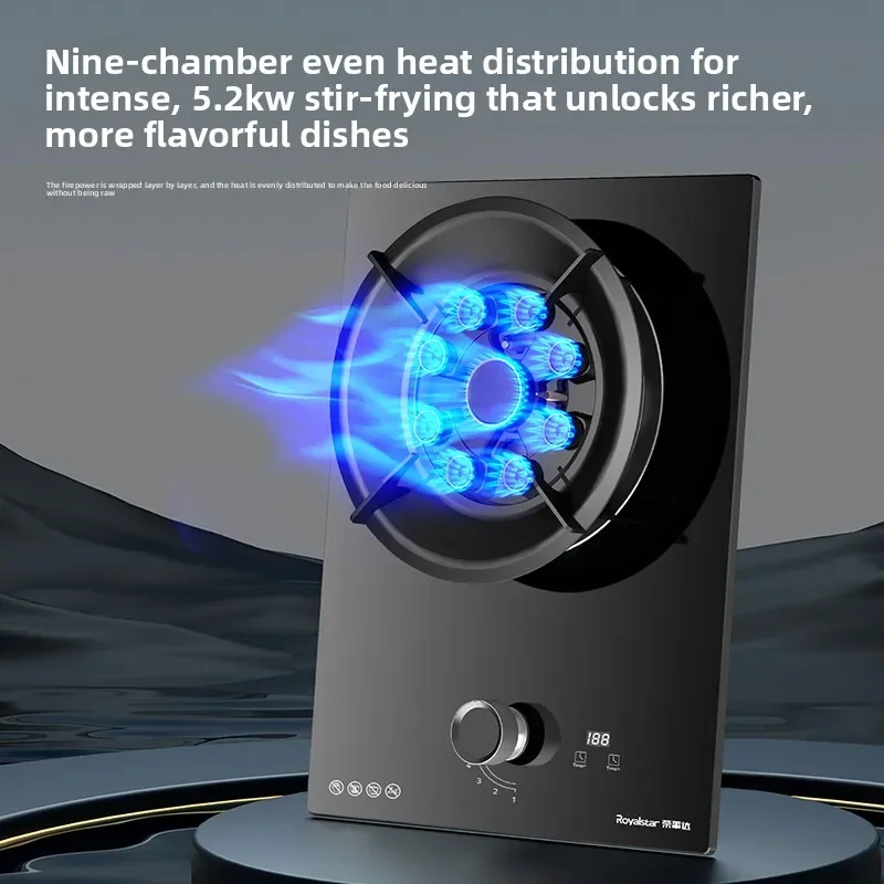 

Газовая плита Royalstar с одной конфоркой, энергосберегающая, встраиваемая, бытовая, для сжиженного газа (LPG), LAL