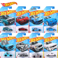 24M Original Hot Wheels coche de juguete para niño 1/64 Diecast Carro Bugatti Chiron Toyota GR86 Nissan 180SX Skyline Dodge Batmobile regalo