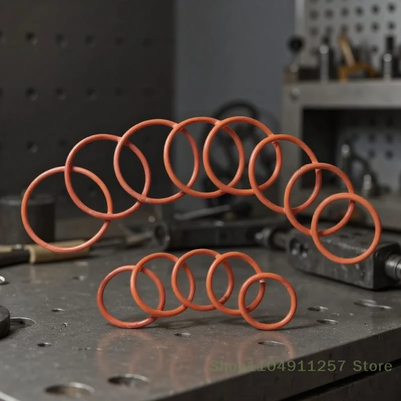 10 Pcs Red Rubber O…