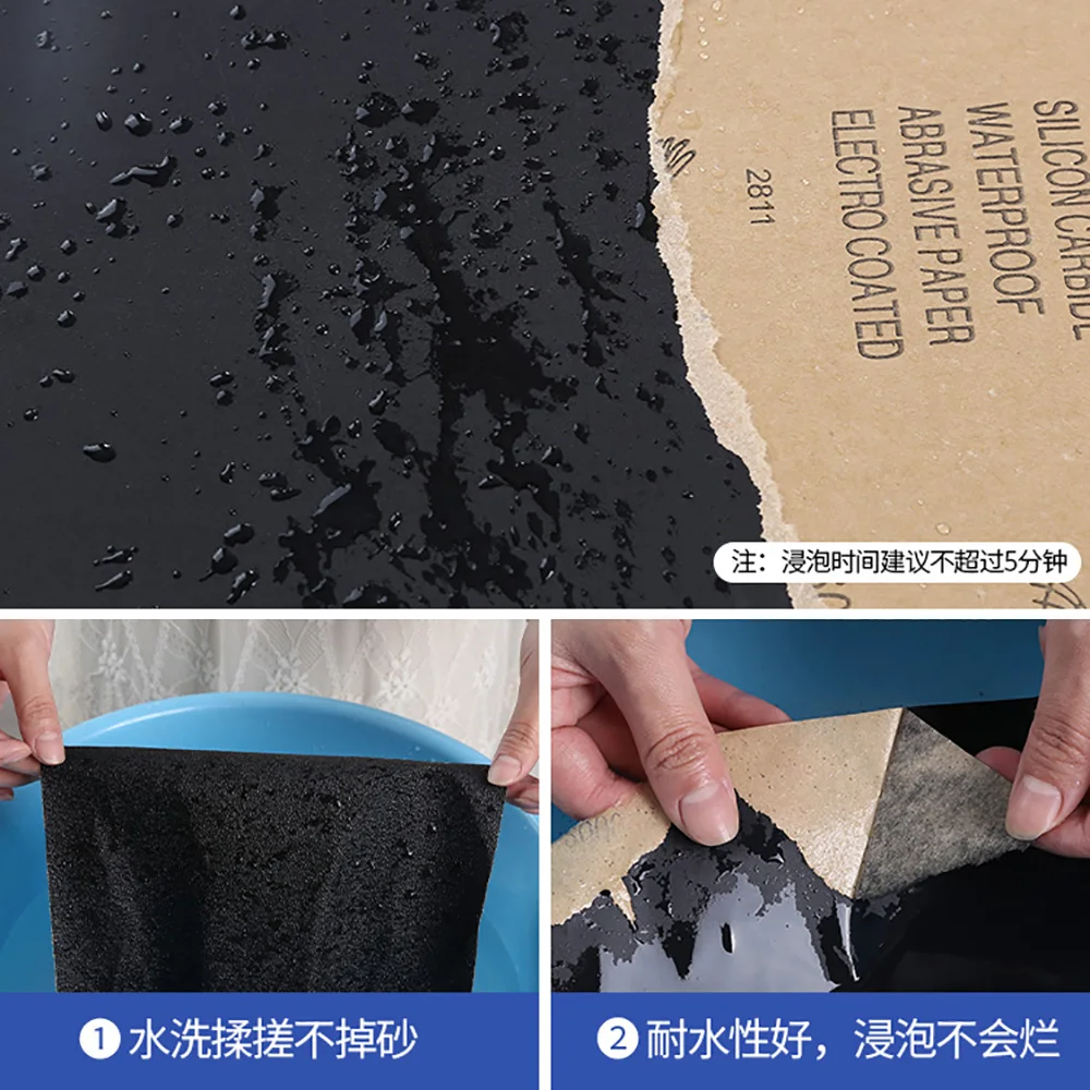 Wet‑Dry Abrasive Sand Paper 1‑20Pcs 280x230mm 60‑5000 Grit for Wood Metal Jade Stone Car Nail Polishing Repair Accessory Parts
