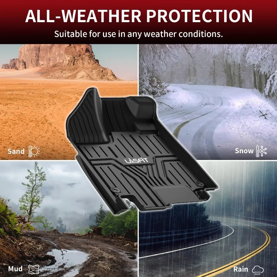 AllWeather TPE الحصير الجذع حصيرة مجموعة لهوندا أوديسي 20182026 شاحنة ركاب صغيرة كاملة تناسب مقاعد الصف الأول والثالث