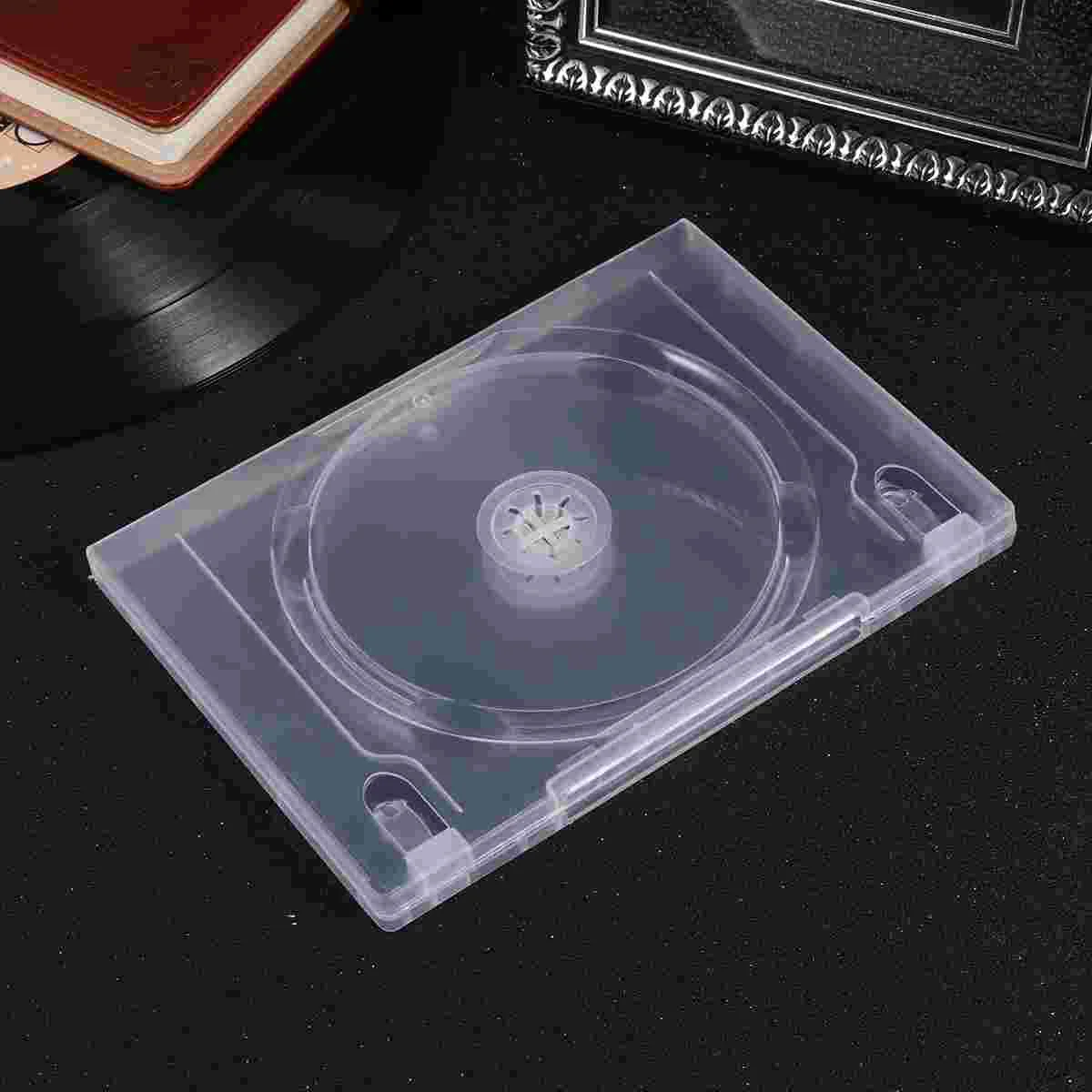 6 CD Case for Disc Binder Player Portable Holders Storage Media Video Package Large Capacity Separate Design Outer Film Insert