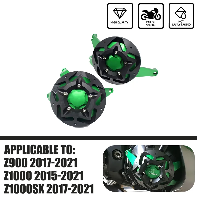

Motorcycle Accessories Engine Stator Guard Case Slider Cover Protector Fit For Z900 Z1000 Z1000SX Versys1000 Z 900