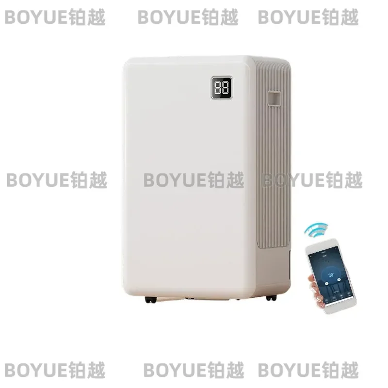 Compact Home Dehumidifier for Basement Dorm Room Small Space Moisture Absorber Portable Air Dryer Quiet Operation Energy