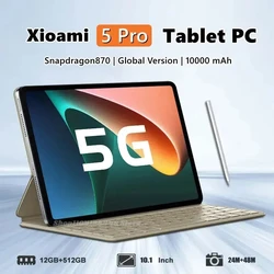 NEW Original Version Xiaomi Pad 5 Pro Tablet Android 12 PC 16GB 1TB 10.1Inch Screen Tablet HD 4K 5G WiFi Dual SIM MI Tab PC