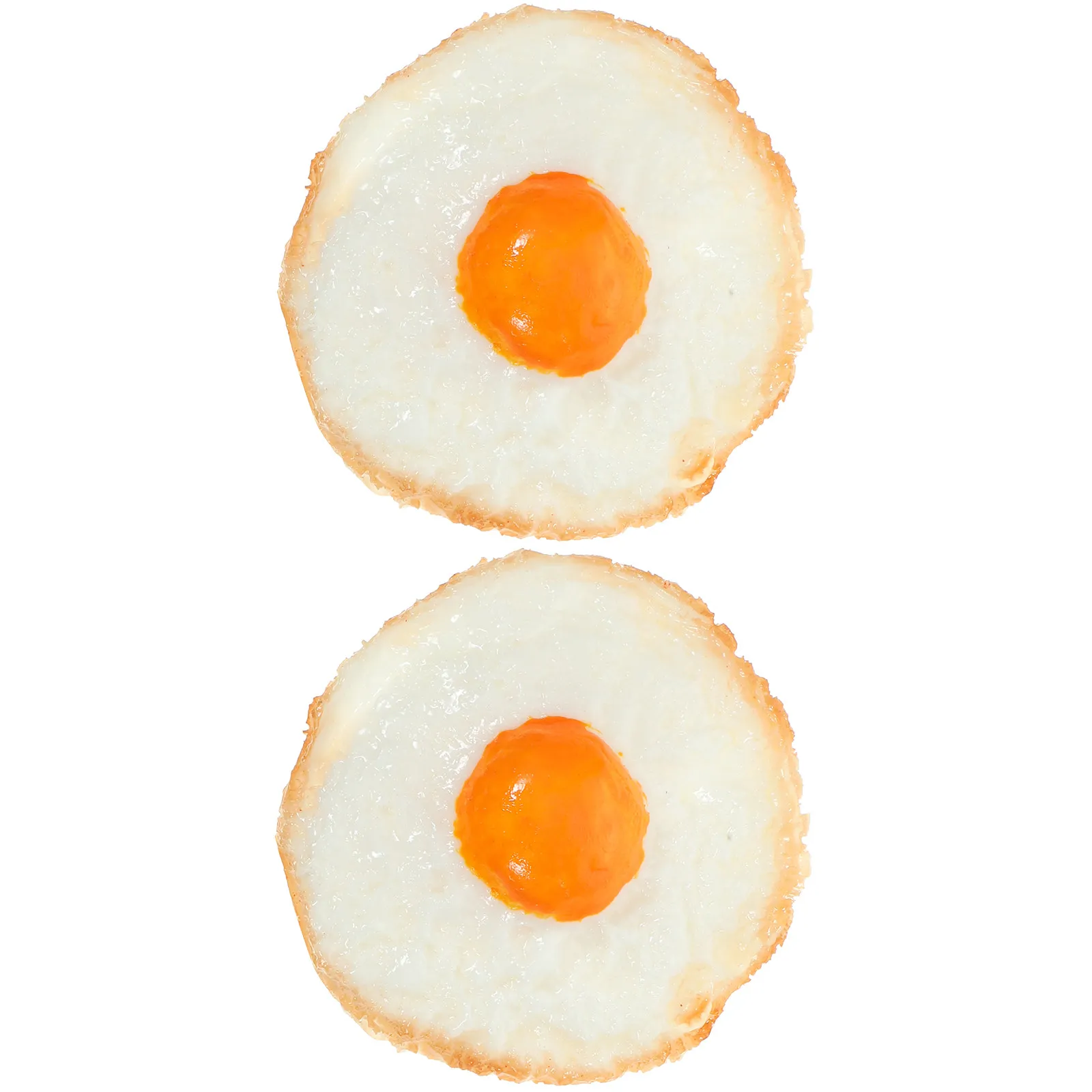 

Набор из 4-х имитаций жареных яиц для декора, реквизит для кухонной фотосъемки, муляжи еды, настольные модели