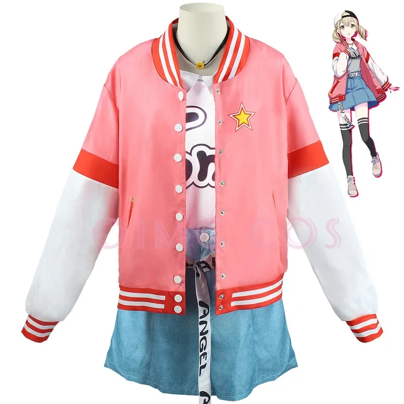 Mikuu Azusawa Kohane Cosplay Project Sekai Costumes Anime Role Playing Holiday Party Women Game