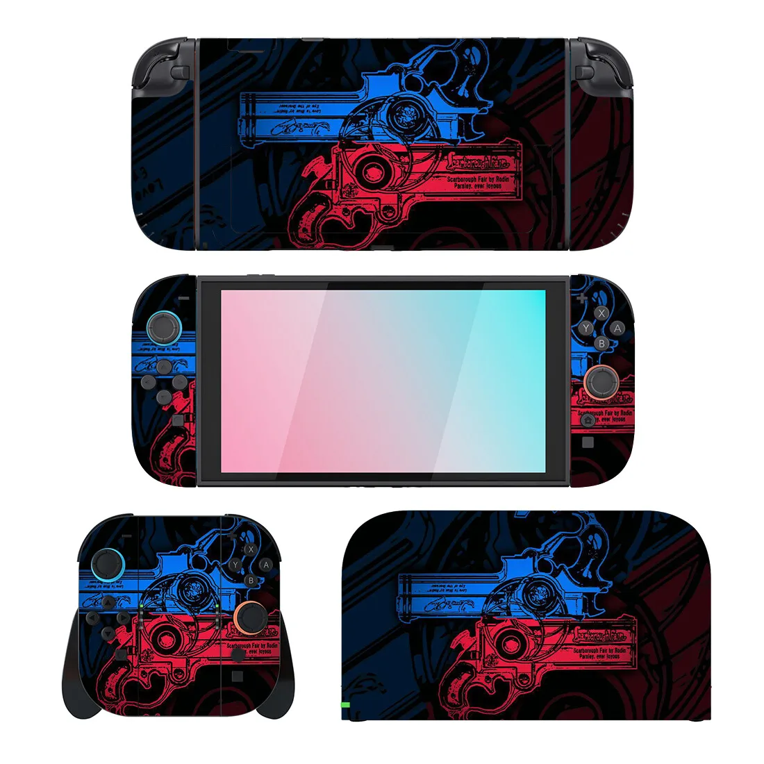 Bayonetta-pegatina protectora de juego para Nintendo Switch 2, soporte para cargador de consola, controlador Joy-con de vinilo