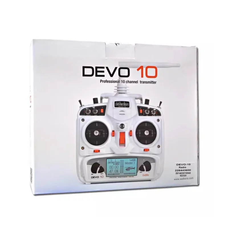 Walkera Devo 10 Transmitter 10-Channel DSSS Telemetry Deviation Mode Remote Controller For RC Car Boat Airplane Drone