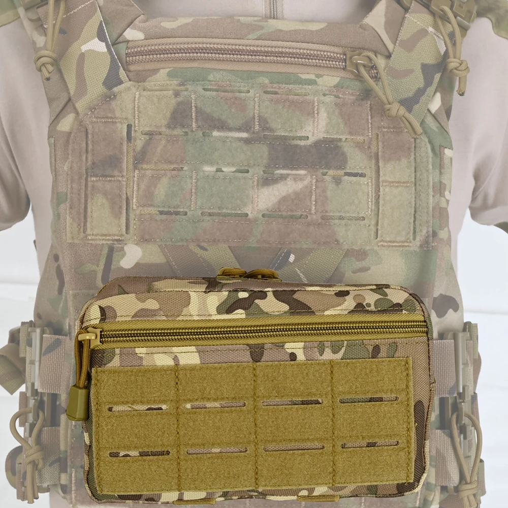 MOLLE Admin Pouch marsupio EDC Utility Pouch Outdoor Dump Drop Pouch borse mediche telefono Compact Hunting