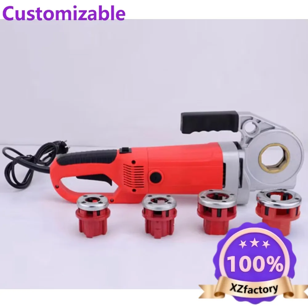 Factory Direct 2026 Industrial grade power pipeline threading machine electric ratchet die threading machine electric pipeline t