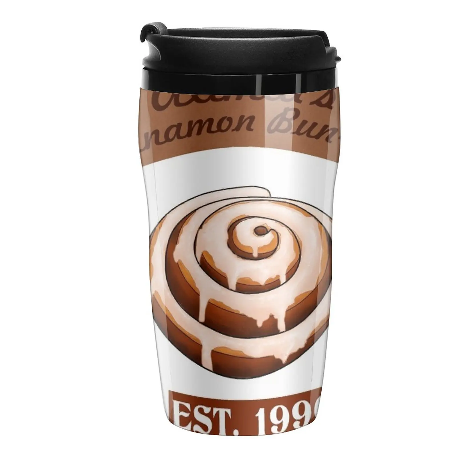 

New Ax's Cinnamon Rolls Travel Coffee Mug Cup Set Set Coffee Cup Sets