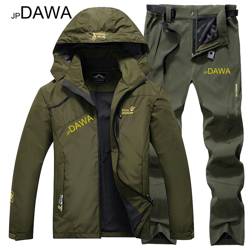 

JP Dawa Fishing Jacket Outdoor Jungle Crossing Men's Spring and Autumn Windproof and Waterproof Pants Road Asia Fishing Suit Set