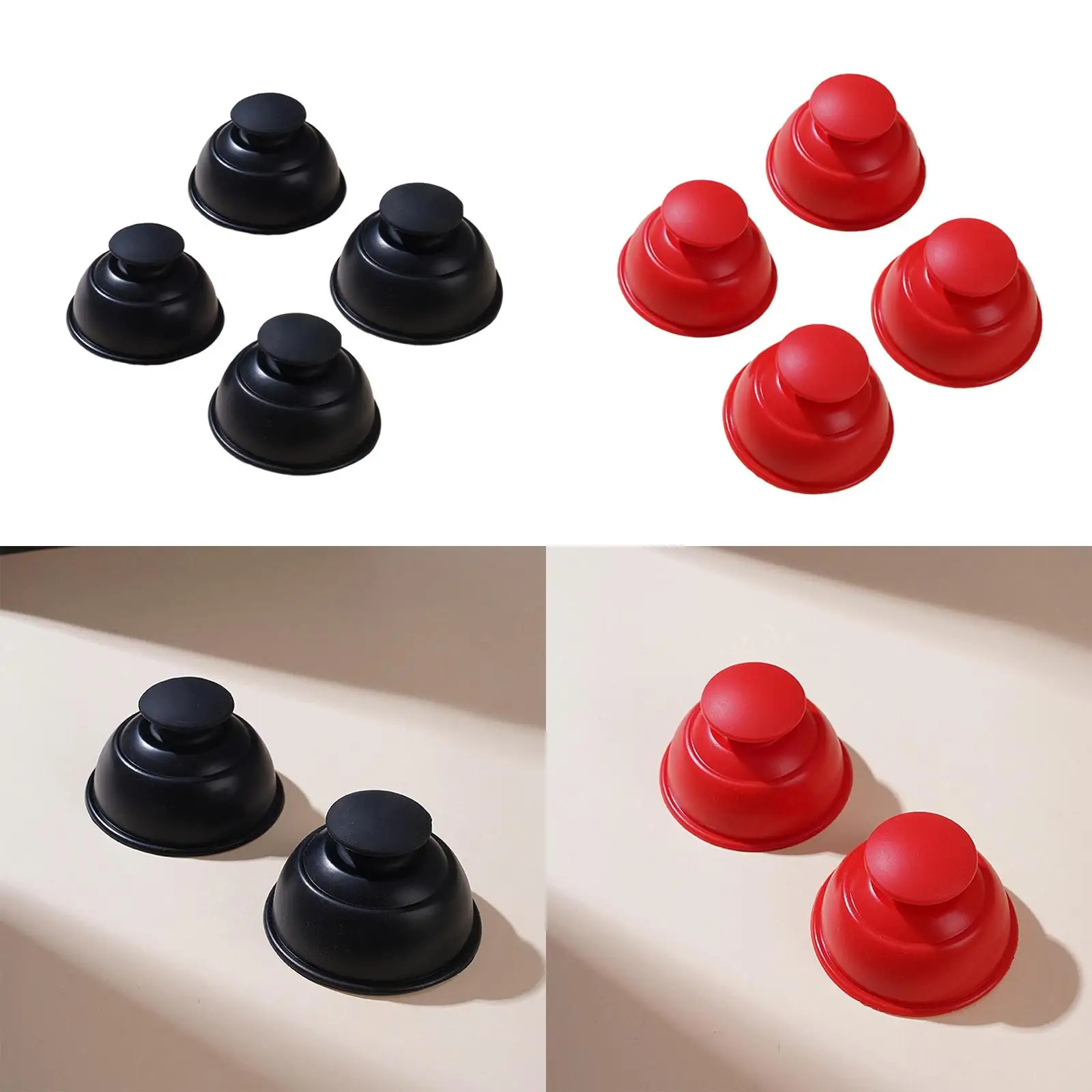 

4Pcs Silicone Cupping Sets, Chinese Fireless Cupping Cups, Vacuum, Cupping Tool, Cups Massage