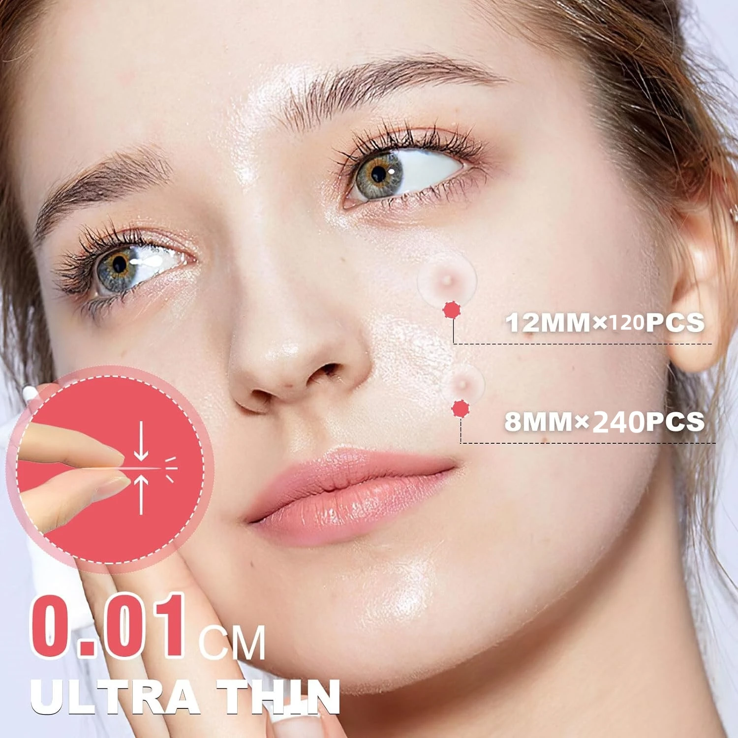 51개입 하이드로콜로이드 여드름 패치—항균, 흡수성 흉터 치료 패치, 특히 여드름 치료용으로 설계되었습니다.