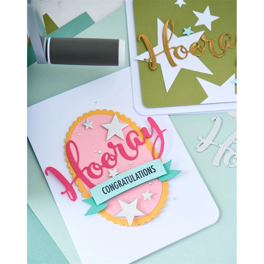 Grand Happy Birthday Oh so Merry Metal Cutting Dies Stamp Stencils August 2026 New DIY Scrapbook Diary Production Handmade Cards - view 2