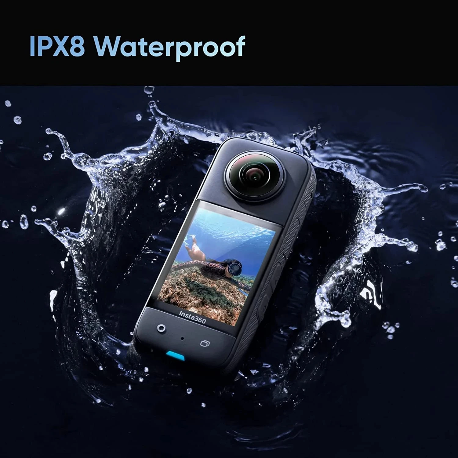 Insta360 X3 Sky Fly JHD 360 Action Camera Insta 360 ONE X3 5.7K Video 1800mAh Battery 10m Waterproof FlowState Stabilization Cam