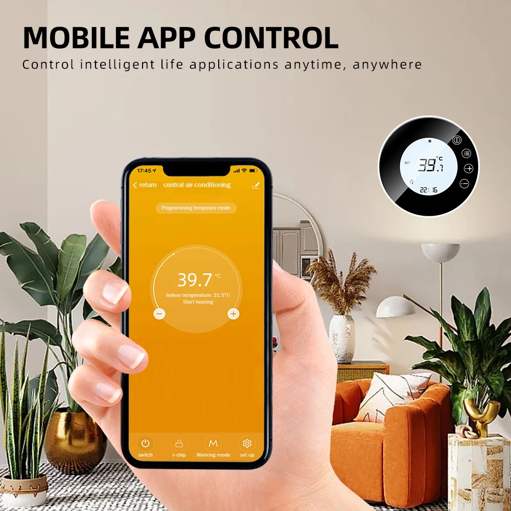 X7H 16A APP Tuya WiFi Thermostat for Underfloor Electric Heating Thermostat Smart Life Temperature Sensor Thermoregulator