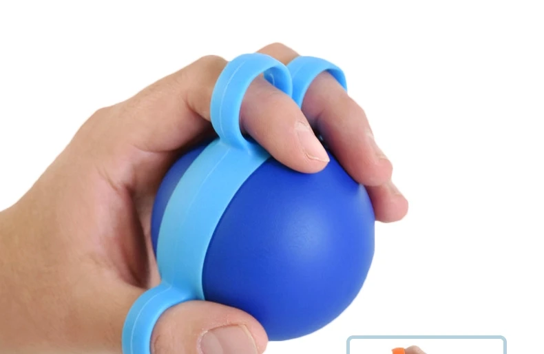 Fünf-Finger-Griffball Handkrafttrainer Quetschball für Handgelenk-Kraftaufbau Fingerübungen Fitness Entspannungswerkzeug – Detail 9