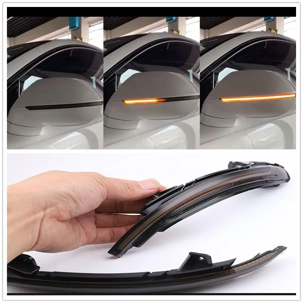 

For Audi A6 C7 C7.5 RS6 S6 4G 2012 Dynamic LED Rearview Turn Signal Light Rear View Mirror Indicator Blinker Reverse Lamp Bulb