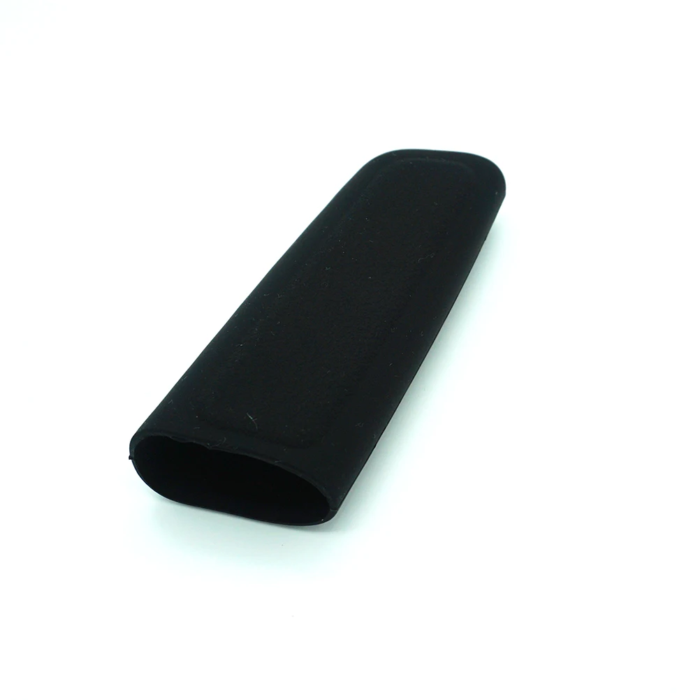 

2pcs Silicone Gear Knob Cover Black Oval Car Shifter Protector Dust-Proof Comfortable Interior Handbrake Cover