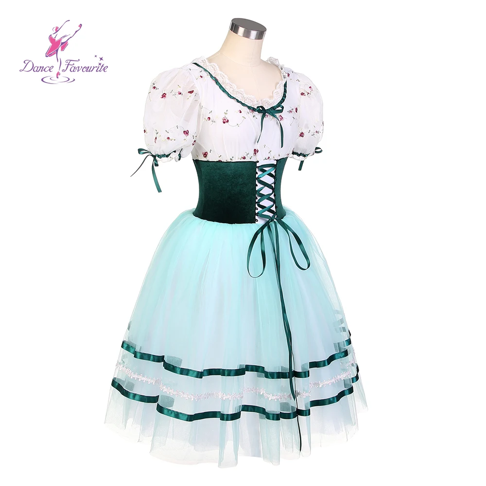 الرقص المفضل الباليه تنورات قصيرة الأخضر الباليه توتو أزياء رقص رومانسية طويلة الباليه توتو ملابس رقص 20011 #1