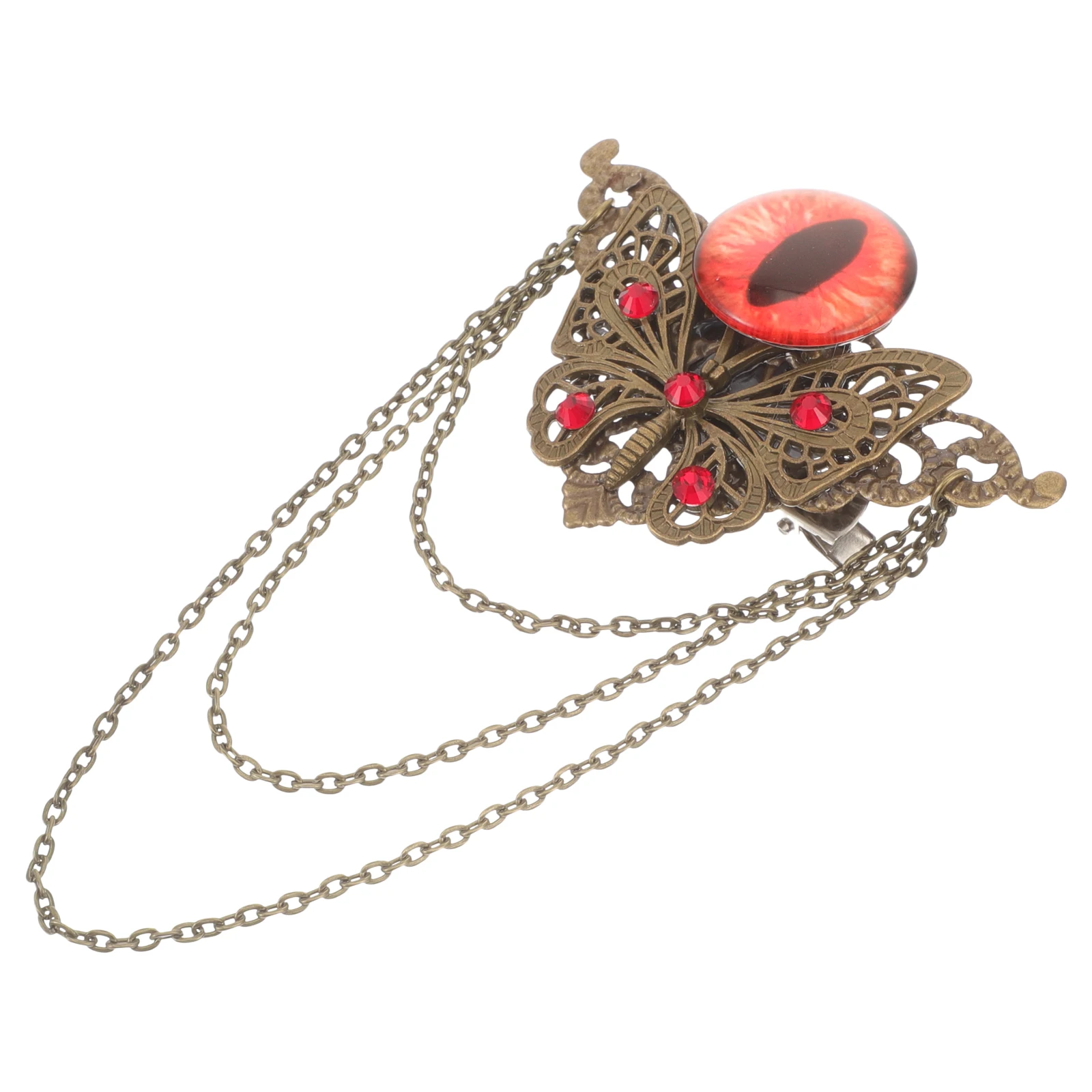 

Eyeball Hair Clip Brooch Evil Eye Design Lightweight Small Women Hairpins Hair Accessories Brooch Pin for Clothes