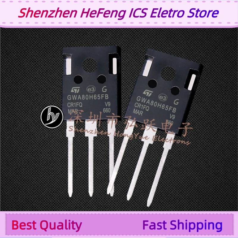 

10PCS -20PCS GWA80H65FB STGWA80H65FB 80A 650V TO-247 Fast Shipping Quality Guarantee