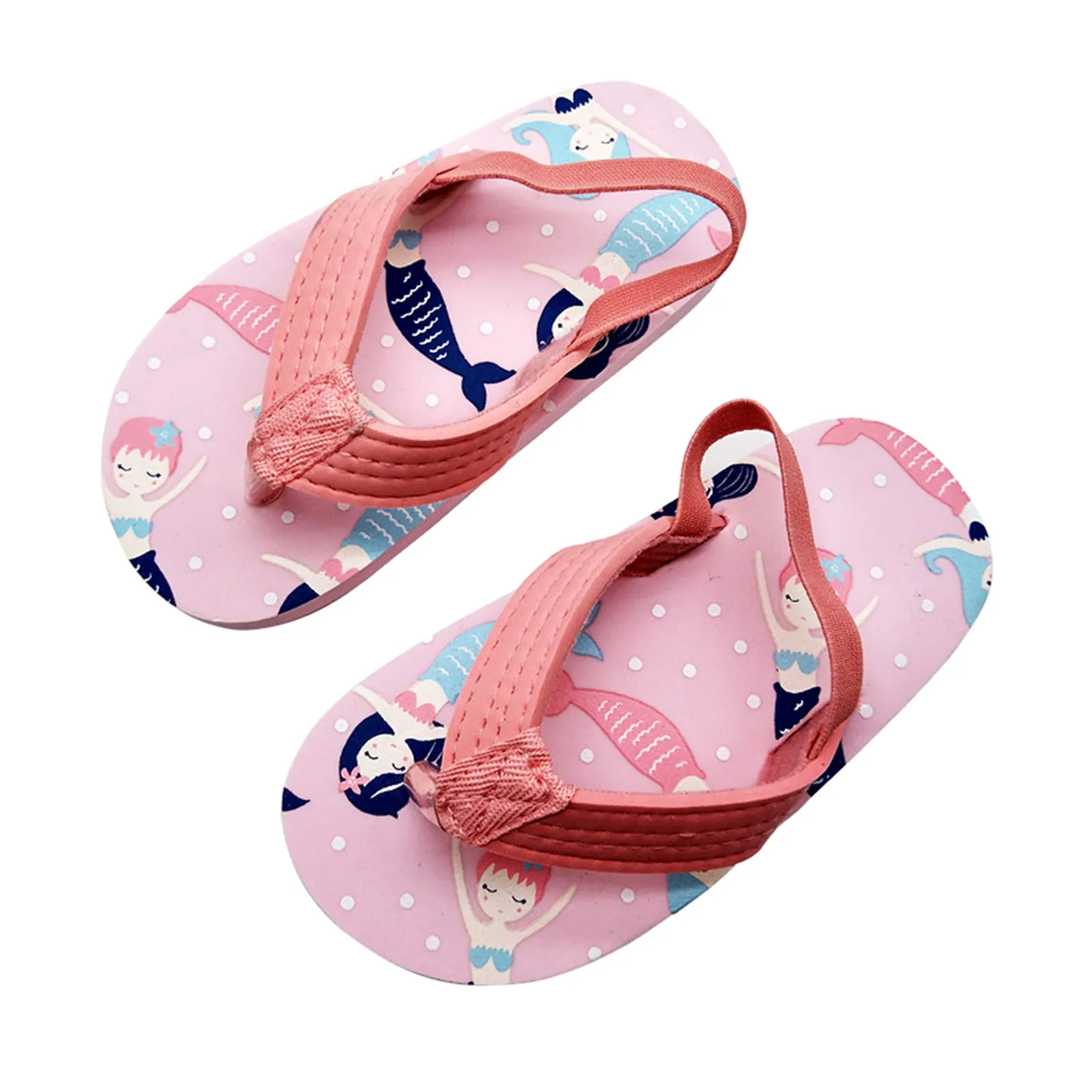 Toddler Eva Elastic Beach Shoes Girls Shoes Strap Flops Boys Flip For Kids Sandals With Adjustable Summer Girls Sandals