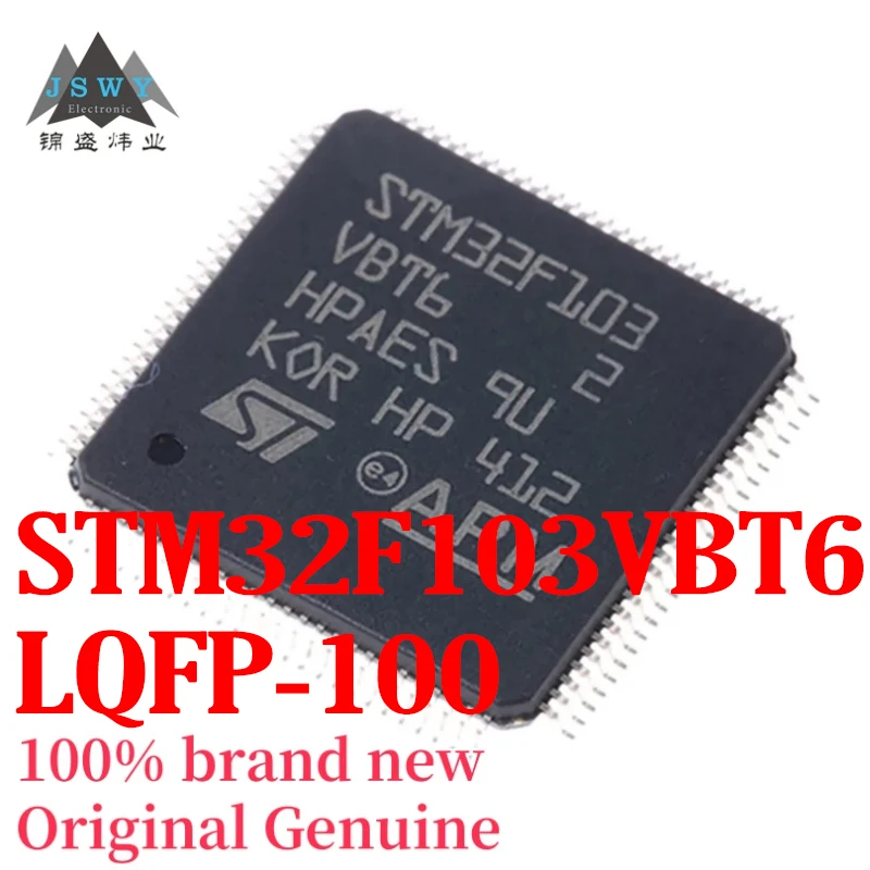 

(3/30pcs) STM32F103VBT6 Silkscreen 103VBT6 LQFP-100 32-bit Microcontroller Brand New Original Large Stock