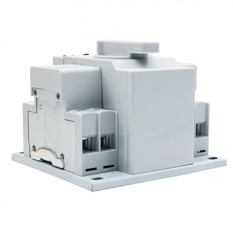 Dual Power Automatic Transfer Switch 2P 63A 220V 150*138*115mm Toggle Switch