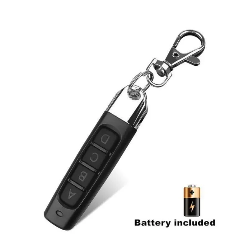 

High Quality-10 Pcs 433Mhz Smart Copy Remote Control Auto 4 Channe Code Garage Gate Door Opener Remote Control Duplicator Car Ke