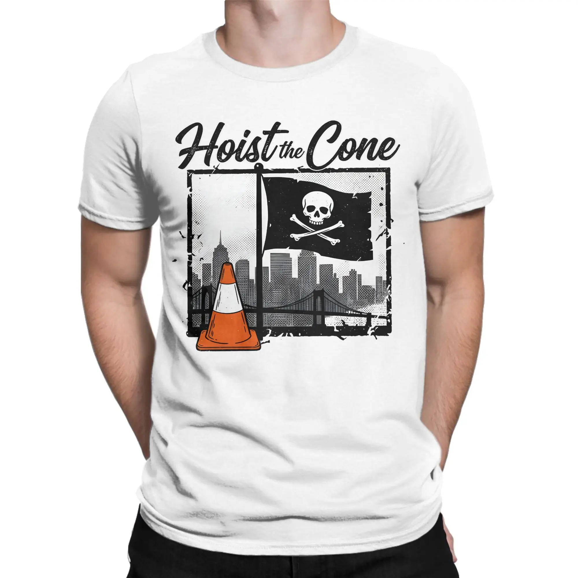 Mens T-Shirt Hoist The Cone T-Shirts Trending  Summer Tee Shirt Classic Cotton Tops Gift Idea