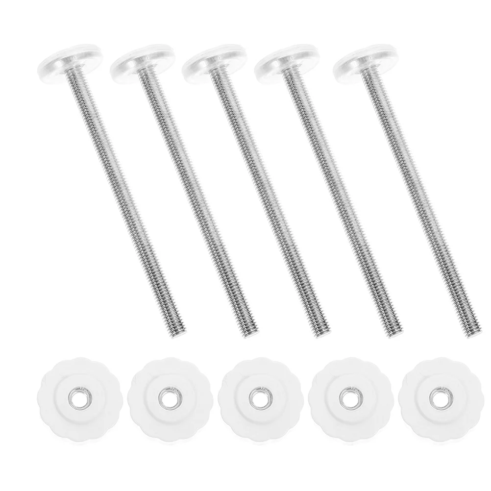 

5 Pcs Adapter Baby Gate Hardware Pressure Spindle Rods Child Cabinet Locks Pet Indoor