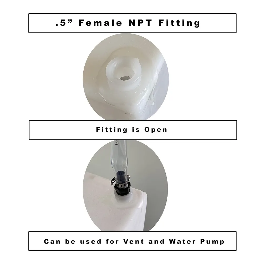 Fresh Water 23 Gallon RV Tank with Grey Water System