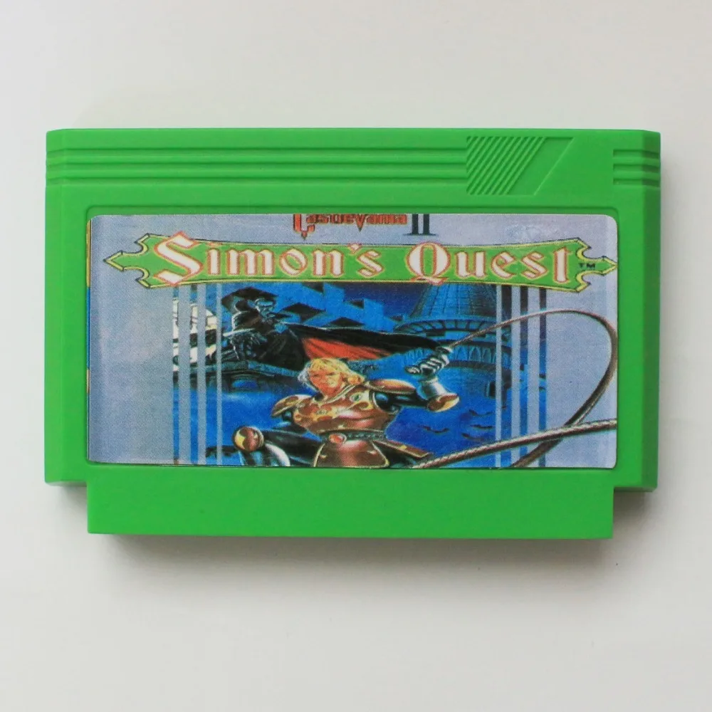 Simon 'S Quest 60 Pin Game Card Voor 8 Bit Achtergestelde Game Player