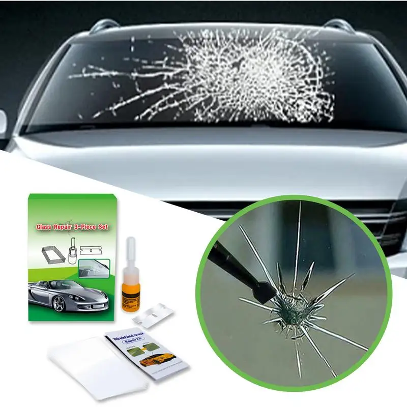 

Quick Fix Glass Filler Car Glass Repair Kit Auto Windshield Repair Kit Glue For Crack Glass For Vehicle Windscreen Repair Tool