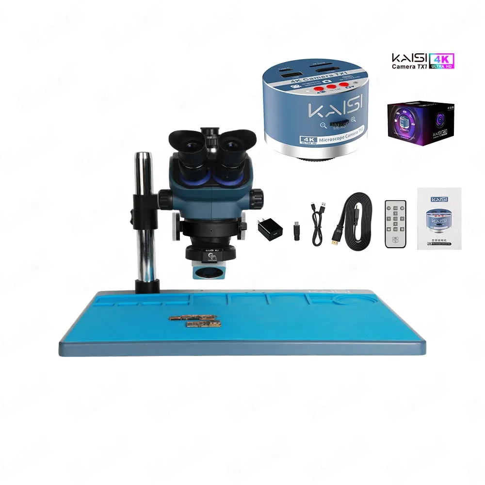 Kaisi TX-350S Plus Microscope for Mobile Phone Repair Plus TX1 4K  Configure a New Super Large Bottom Plate