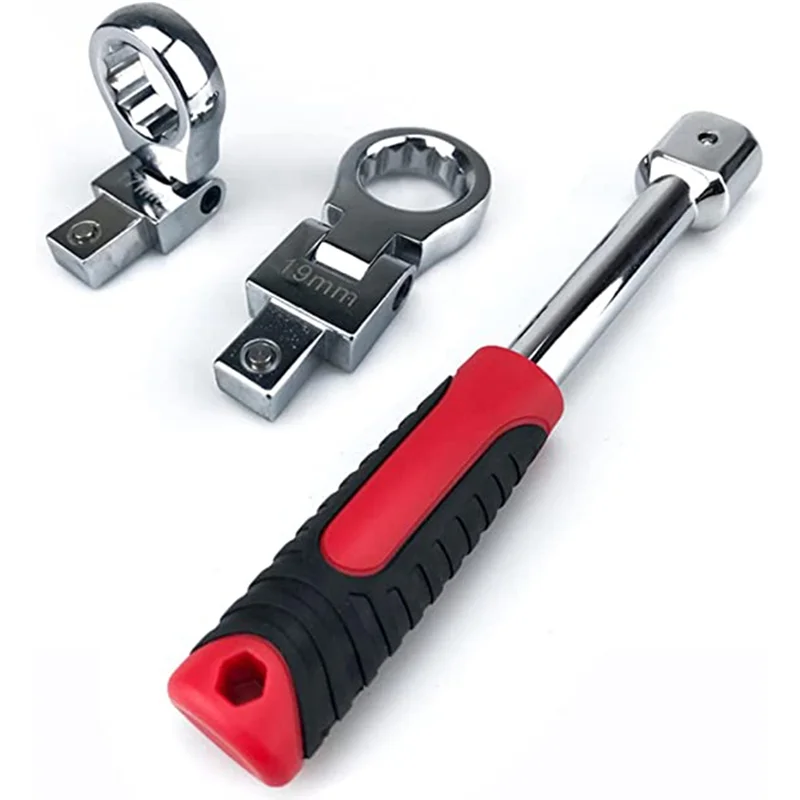 Ensemble d'outils à main à cliquet multifonctions, 9-19mm, 8 pièces
