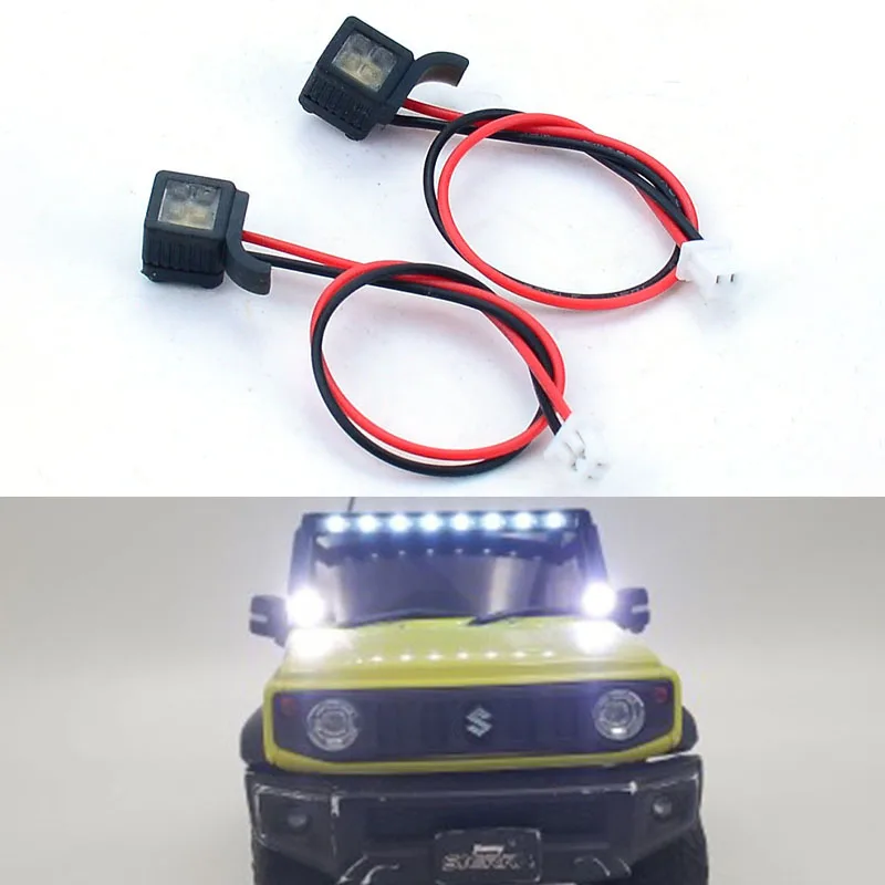 Kyosho LED Refit Dedicated A-pillar Spotlight Lamp for 1/24 RC Crawler Car Kyosho Miniz 4x4 Jimny Car Accessories