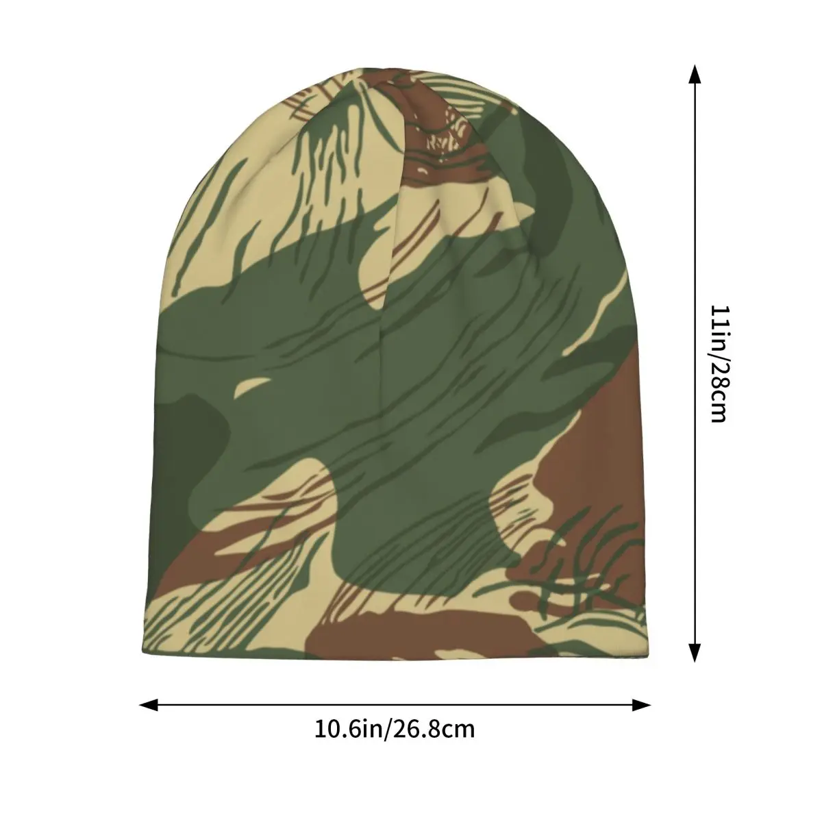 Rhodesian Camo Warm Knitted Cap Fashion Bonnet Hat Autumn Winter Outdoor Beanies Hats for Men Women Adult