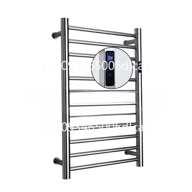 Luxurious Electric Wall Mounted Towel Warmer Rail Heated Rack 304 stainless steel Fashion Square towel warmer for bathroom