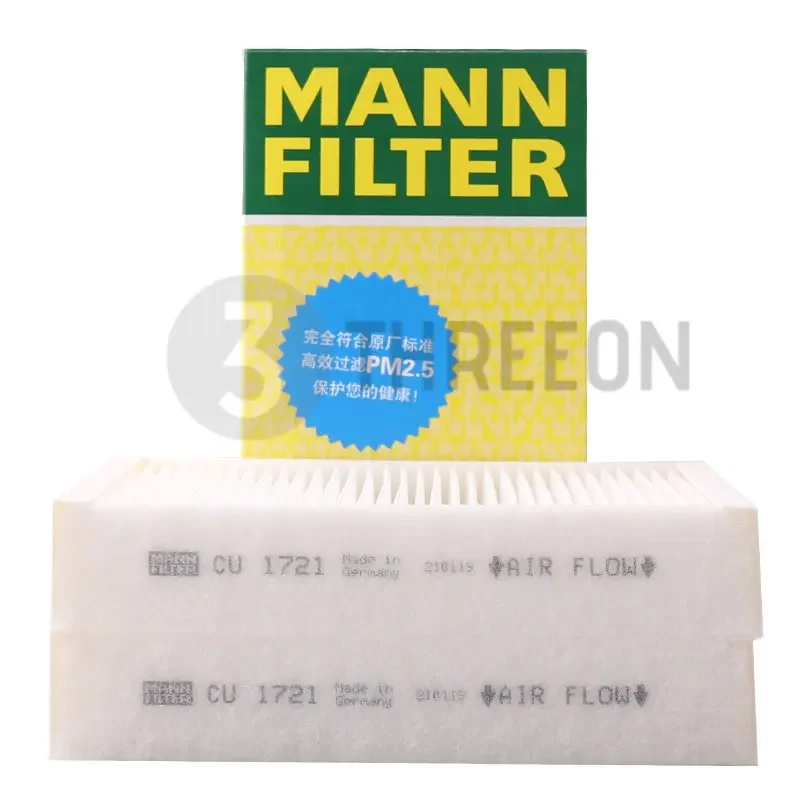 MANN FILTER CU1721-2 Cabin Filter For BMW X3 (F25) xDrive X4 (F26) M40i 9237159 64119237159