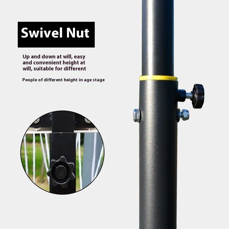 Outdoor Movable Hoop Stand Adjustable Children, School, Indoor Training Standard Basketball Hoop