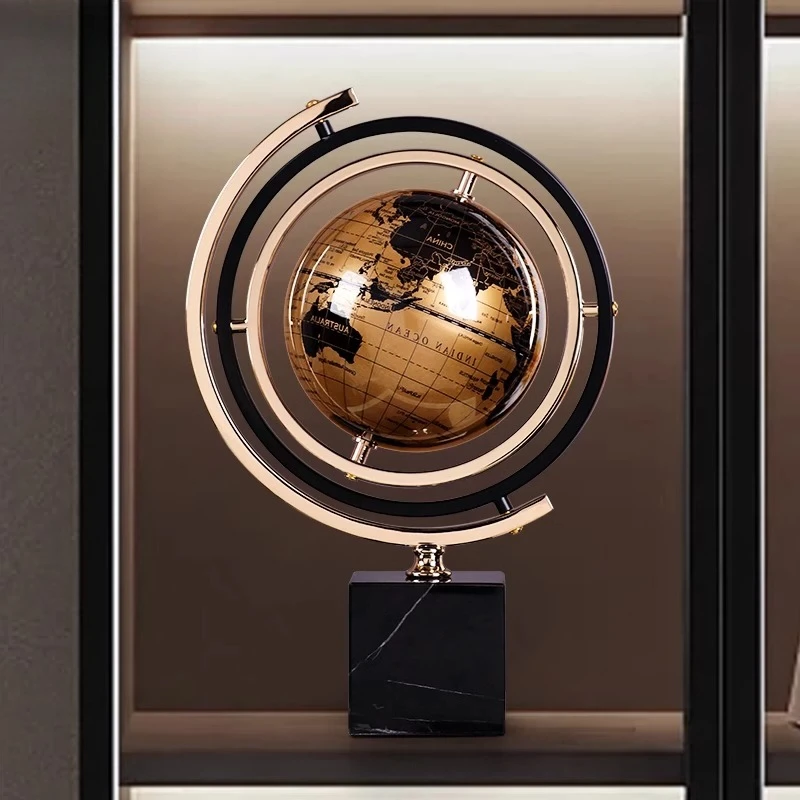 

Globe ornament living room light luxury high-end office study desktop creative home accessories