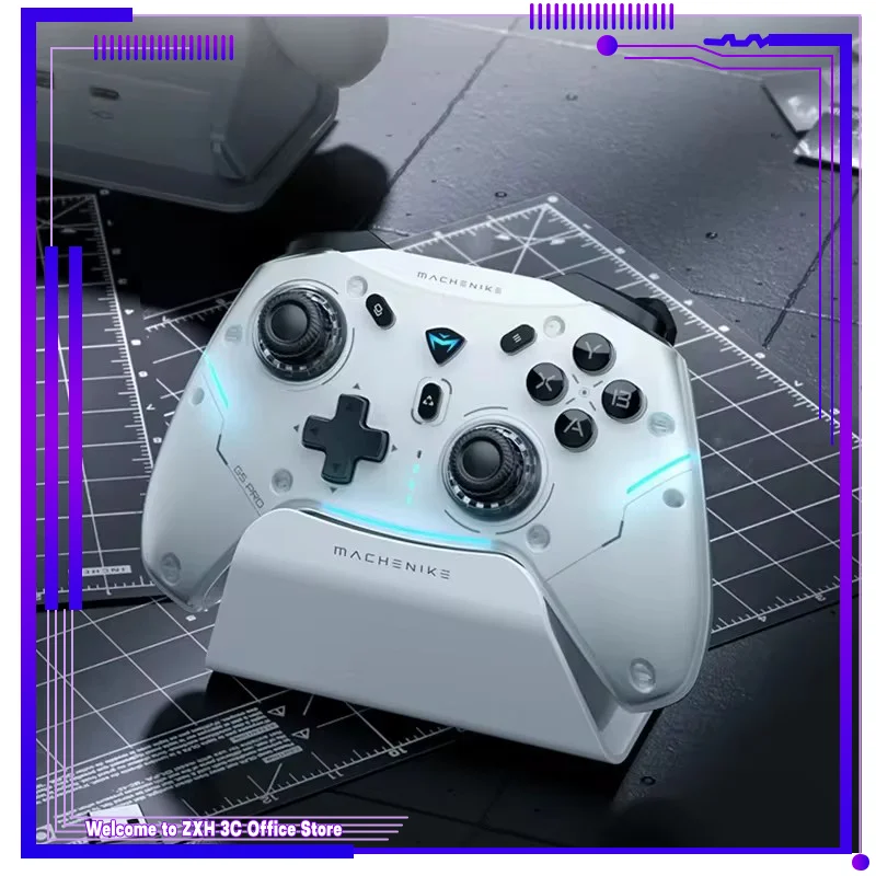 

Machenike G5 Pro Max Tri-Mode Gamepad Gaming Controller Fps Wireless Game Pad Elite Hall Trigger Joystick For Switch Pc Steam