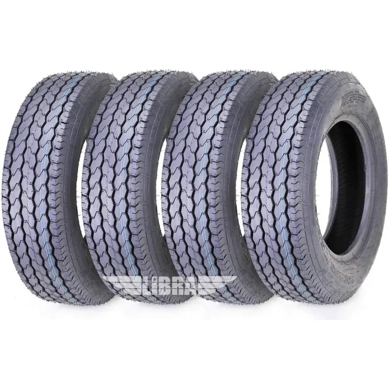 

FREE COUNTRY 4 Premium Trailer Tires ST 205/75D14 F78-14 Load Range C Deep Tread - 11020