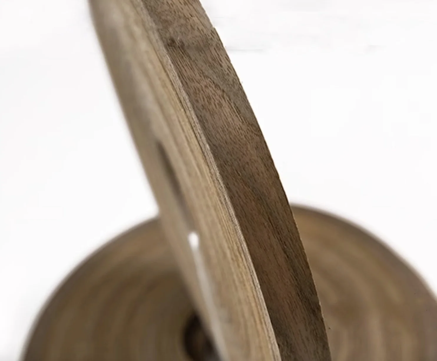 20meters/roller Width:20mm Thickness:0.5mm Natural Black Walnut Solid Wood Edge Banding Wood Veneer Roller